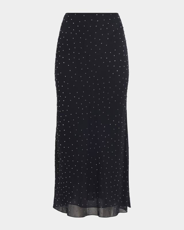 Kinski Embellished Midi Skirt